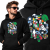 BLUZA Z KAPTUREM  ANIMOWANA  RUBIX CUBE SKATER